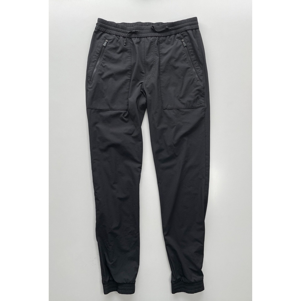 AZTECH Mountain Aspen Jogger Track Pant Mens 30x31 Black Casual Ski Snow Striped